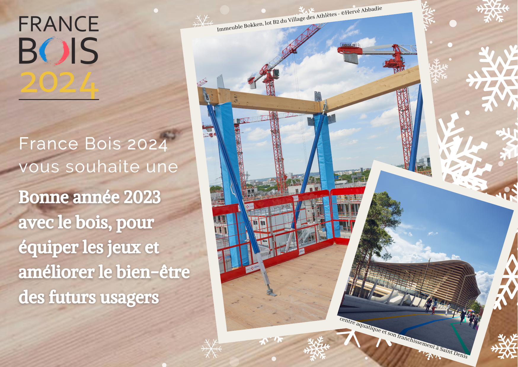 Carte de voeux France Bois 2024