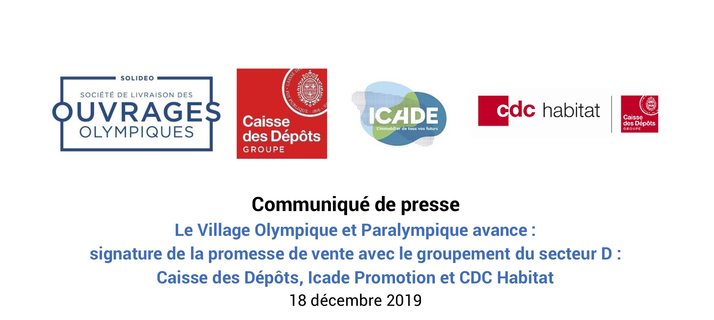 Communiqué conjoint_signature promesse de vente secteur D